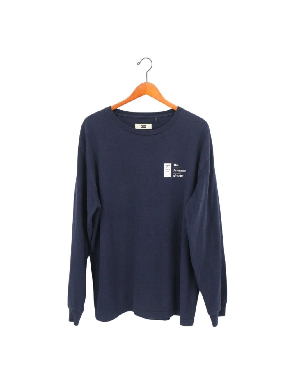 Kith The Arrogance of Youth Navy Blue Long Sleeve T Shirt XXL 2XL